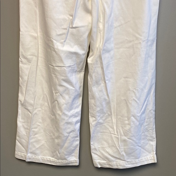 Madewell White Flare Wide Leg Jeans Textured Denim - Picture 9 of 9